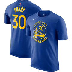 Stephen Curry Golden State Warriors Icon 2022/23 Name & Number T-Shirt Royal