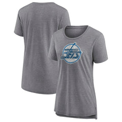 NHL Winnipeg Jets Fanatics Women's Special Edition 2.0 Modern T-Shirt - Heather Gray