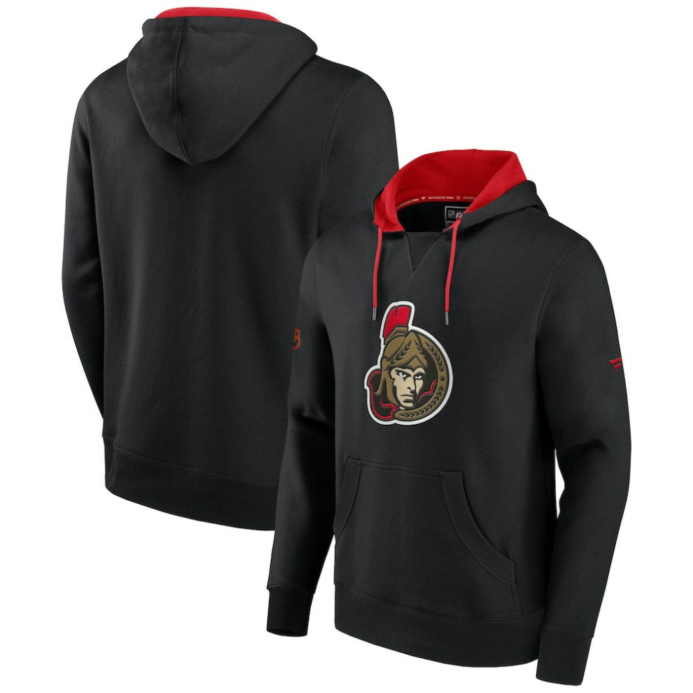 NHL Ottawa Senators Fanatics Special Edition 2.0 Team Logo Pullover Hoodie - Black