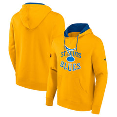 NHL St. Louis Blues Fanatics Special Edition 2.0 Team Logo Pullover Hoodie - Gold