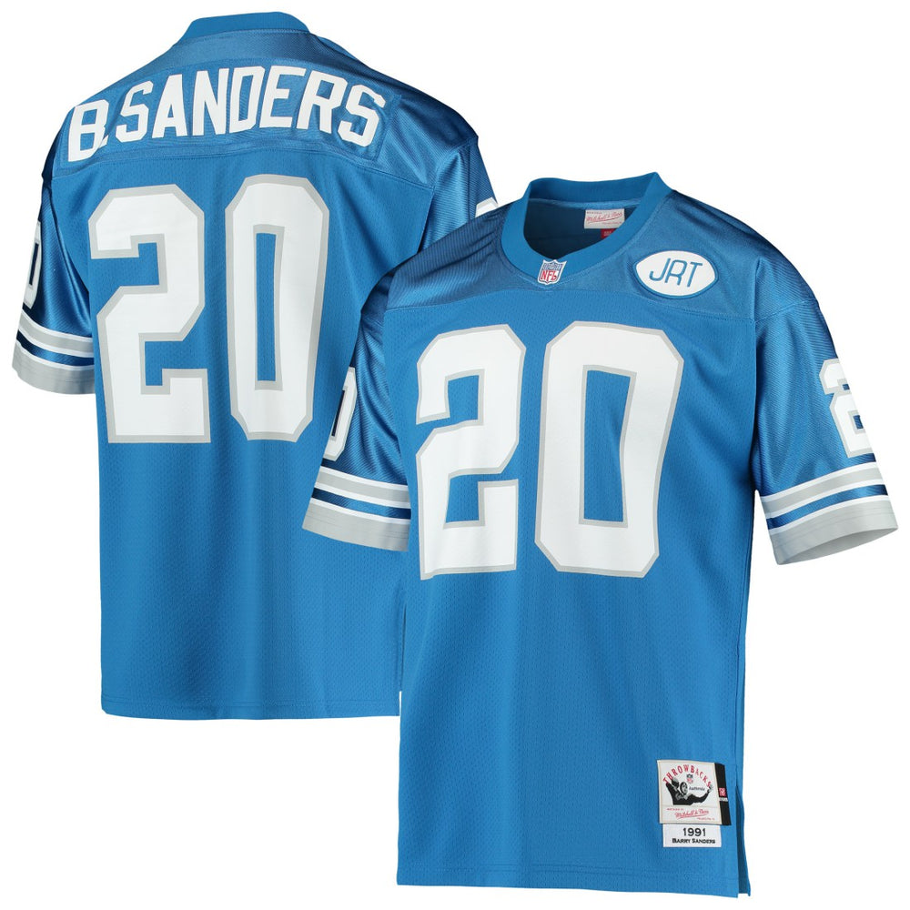 NFL Barry Sanders Detroit Lions 1991 Authentic Throwback Retired Player Jersey - Blue online