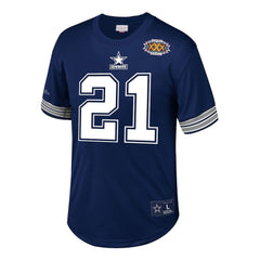 Deion Sanders Dallas Cowboys Retired Player Name & Number Mesh Top Navy
