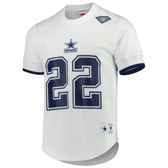 Emmitt Smith Dallas Cowboys Retired Player Name & Number Mesh Top White