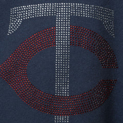 Minnesota Twins DKNY Sport Women's Carrie Pullover Sweatshirt - Navy Pullover