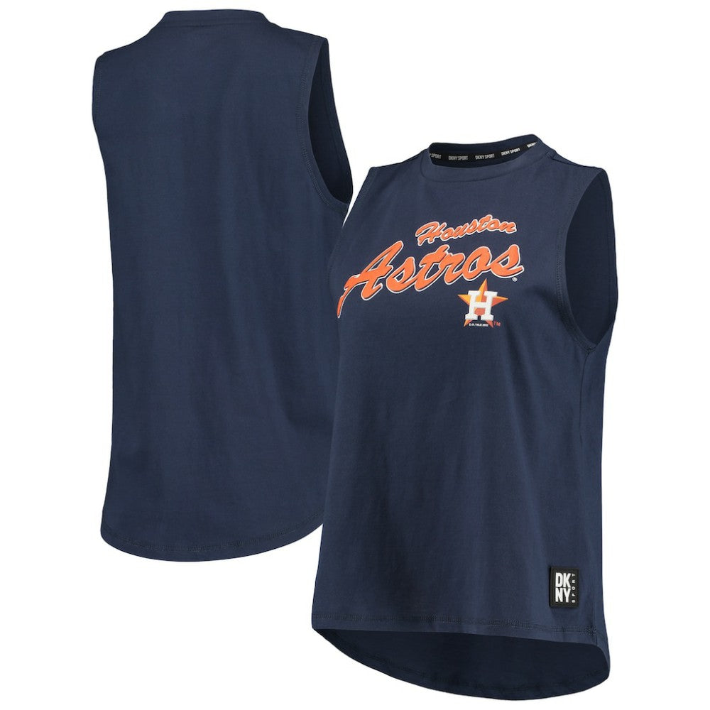 Houston Astros DKNY Sport Women's Marcie Tank Top - Navy Tanks