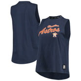 Houston Astros DKNY Sport Women's Marcie Tank Top - Navy Tanks