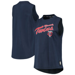 Minnesota Twins DKNY Sport Women's Marcie Tank Top - Navy Tanks