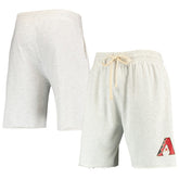 Arizona Diamondbacks Concepts Sport Mainstream Terry Tri-Blend Shorts - Oatmeal Shorts