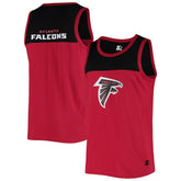 Atlanta Falcons Starter Team Touchdown Fashion Tank Top Red/Black