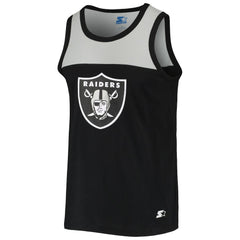 Las Vegas Raiders Starter Team Touchdown Fashion Tank Top Black/Silver