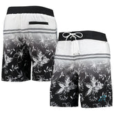 Carolina Panthers G-III Sports by Carl Banks Island Volley Swim Shorts Black