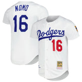 MLB Hideo Nomo Los Angeles Dodgers Mitchell & Ness Cooperstown Collection Authentic Jersey - White