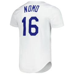 MLB Hideo Nomo Los Angeles Dodgers Mitchell & Ness Cooperstown Collection Authentic Jersey - White