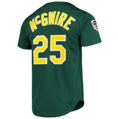 MLB Mark McGwire Athletics Mitchell & Ness 1997 Cooperstown Collection Authentic Jersey - Green