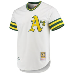 MLB Reggie Jackson Athletics Mitchell & Ness 1972 Cooperstown Collection Authentic Jersey - White