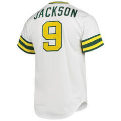 MLB Reggie Jackson Athletics Mitchell & Ness 1972 Cooperstown Collection Authentic Jersey - White