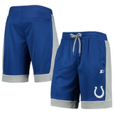 Indianapolis Colts Starter Fan Favorite Fashion Shorts Royal/Gray