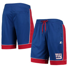 New York Giants Starter Fan Favorite Fashion Shorts Royal/Red