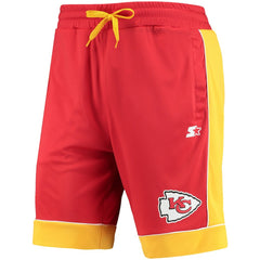 Kansas City Chiefs Starter Fan Favorite Fashion Shorts Red/Gold