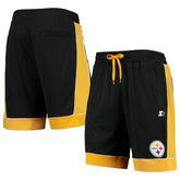 Pittsburgh Steelers Starter Fan Favorite Fashion Shorts Black/Gold