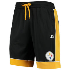 Pittsburgh Steelers Starter Fan Favorite Fashion Shorts Black/Gold