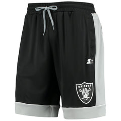 Las Vegas Raiders Starter Fan Favorite Fashion Shorts Black/Silver