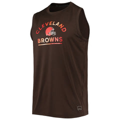 Cleveland Browns MSX by Michael Strahan Rebound Tank Top Brown