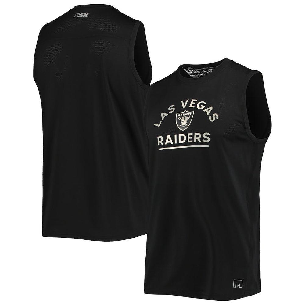 Las Vegas Raiders MSX by Michael Strahan Rebound Tank Top Black