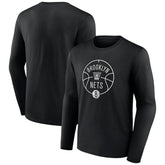 Brooklyn Nets Tip-Off Long Sleeve T-Shirt Black