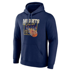 Denver Nuggets Alley Oop Pullover Hoodie Navy