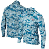 Toronto Blue Jays Digital Camo Performance Quarter-Zip Pullover Jacket - Royal Jackets