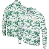 Athletics Digital Camo Performance Quarter-Zip Pullover Jacket - Green Jackets