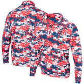 Minnesota Twins Digital Camo Performance Quarter-Zip Pullover Jacket - Red Jackets