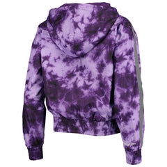 Los Angeles Lakers Women's Galaxy Sublimated Windbreaker Pullover Full-Zip Hoodie Purple