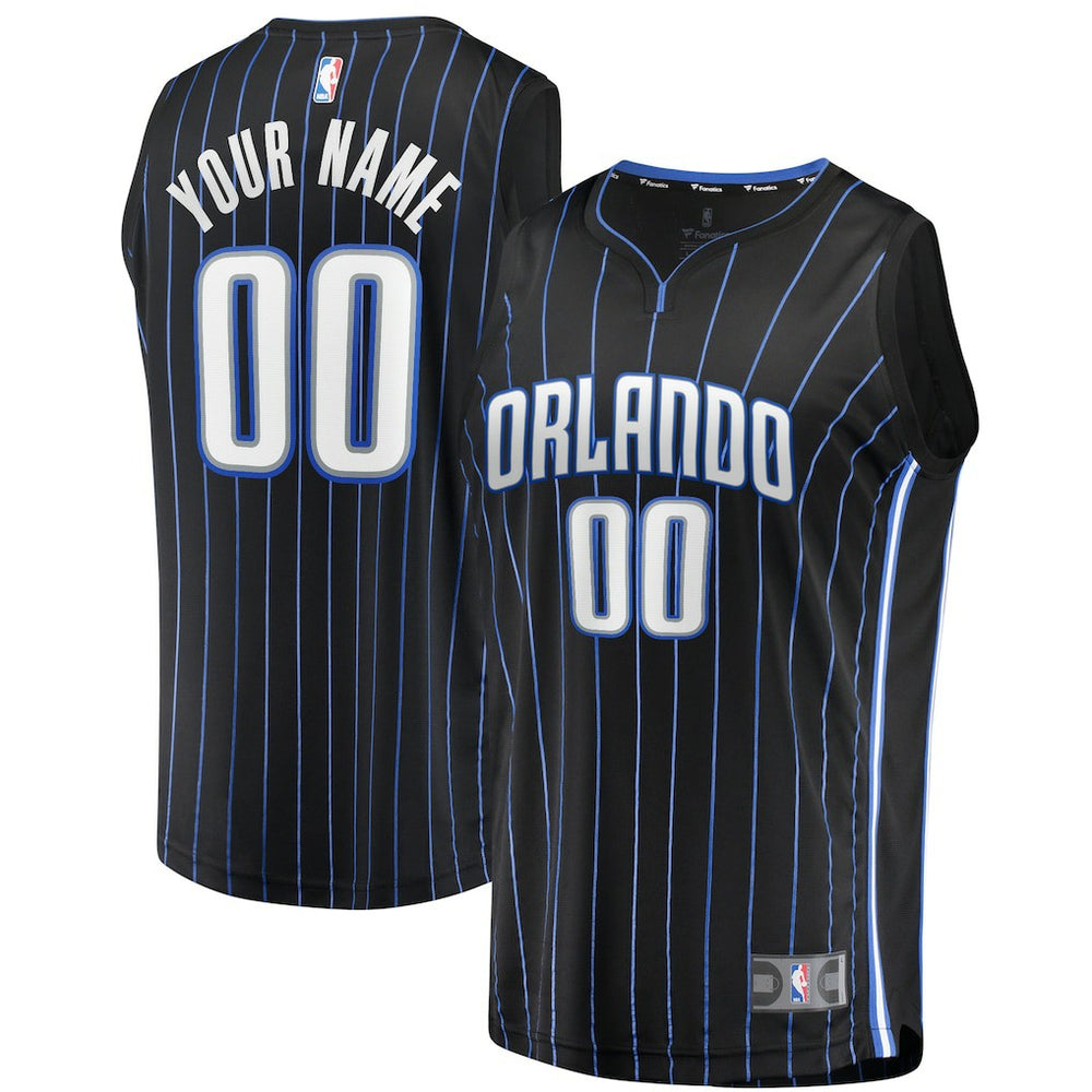 NBA Orlando Magic Youth Fast Break Replica Custom Jersey Black - Icon Edition