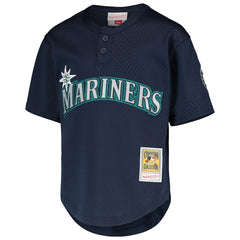 Ichiro Suzuki Seattle Mariners Mitchell & Ness Youth Cooperstown Collection Mesh Batting Practice Jersey - Navy Jerseys