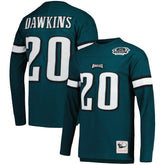 Brian Dawkins Philadelphia Eagles Retired Player Name & Number Long Sleeve Top Midnight Green