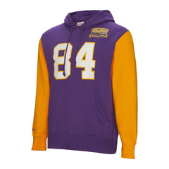 Randy Moss Minnesota Vikings Retired Player Name & Number Pullover Hoodie Purple