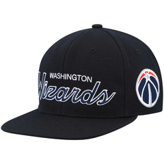 Washington Wizards Hardwood Classics Script 2.0 Snapback Hat Black
