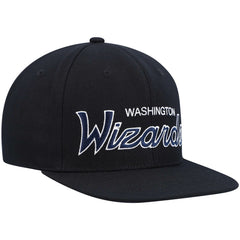 Washington Wizards Hardwood Classics Script 2.0 Snapback Hat Black