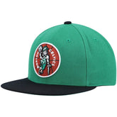 Boston Celtics Hardwood Classics Team Two-Tone 2.0 Snapback Hat Kelly Green/Black