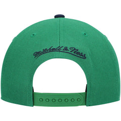 Dallas Mavericks Hardwood Classics Team Two-Tone 2.0 Snapback Hat Green/Navy