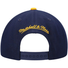 Golden State Warriors Hardwood Classics Team Two-Tone 2.0 Snapback Hat Navy/Gold