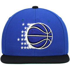 Orlando Magic Hardwood Classics Team Two-Tone 2.0 Snapback Hat Blue/Black