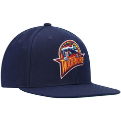 Golden State Warriors Hardwood Classics Team Ground 2.0 Snapback Hat Navy