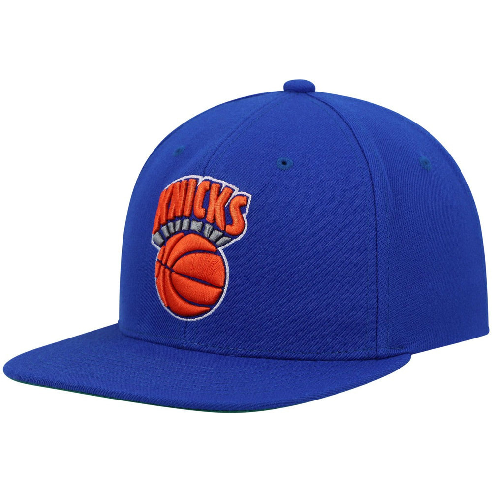 New York Knicks Hardwood Classics Team Ground 2.0 Snapback Hat Blue