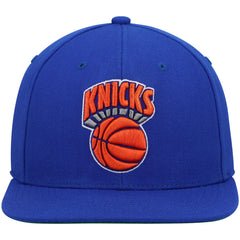 New York Knicks Hardwood Classics Team Ground 2.0 Snapback Hat Blue