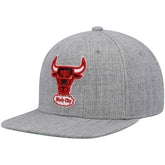 Chicago Bulls Hardwood Classics Team 2.0 Snapback Hat Heathered Gray