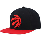 Toronto Raptors Team Two-Tone 2.0 Snapback Hat Black/Red