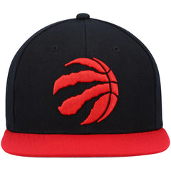 Toronto Raptors Team Two-Tone 2.0 Snapback Hat Black/Red